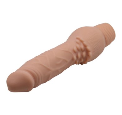 Realistyczny penis z wypustkami do łechtaczki 19cm